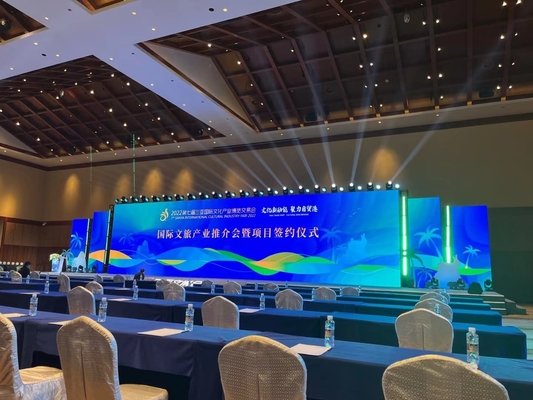 Exhibition Backdrop Indoor Full Color LED Display P3.91 Rental Screen