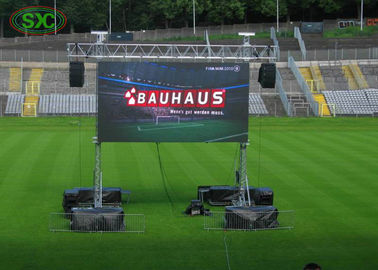 Outdoor HD Full Color Sport Stadium LED Screen P10mm 10000dots/sq m exterior led display