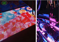 Fashionable Indoor Dance Floor With 6.25mm Pixel Pitch , 250mm*250mm interactive led dance floor screen