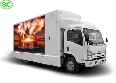 Waterproof Mobile Truck Led Display , Hd Advertisement Led Mobile Billboard