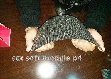 P4 Curving LED Video Screen Curtain Flexible Led Display Module full Color