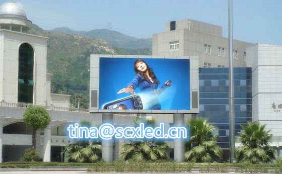 Outdoor Waterproof P10 LED Display 10mm Pixel Pitch 5000cd/M2 Brightness