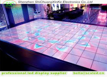 Waterproof RGB LED Dance Floor with Brightness Epistar Chip Glowing Lighting Effect and Customizable Labels