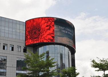 P8 Outdoor Waterproof Mounted Wall Curve Flexible Video Advertising Led Display Screen