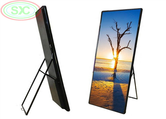 Indoor P2.5 Led Poster Display Screen IP43 High Contrast For Rental