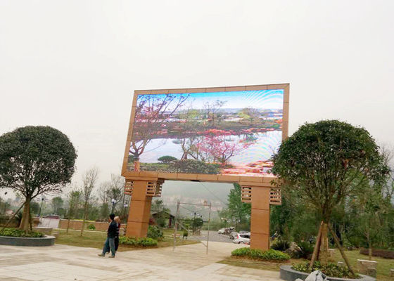 P6 Outdoor Waterproof Full Color LED Display 6mm Pixel Pitch 5000cd/㎡ Brightness