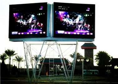 Outdoor Advertising LED Billboard Street P10 Full Color LED Display Panels with Column