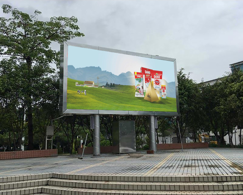 Smd P6 Outdoor Advertising Led Display Board Fixed Installation