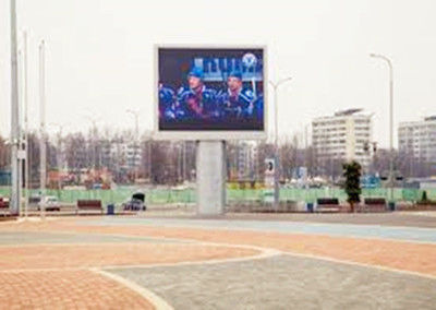 P10 Outdoor Full Color LED Billboard 10mm Pixel Pitch 5000nits Brightness