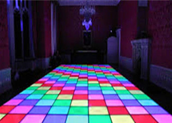 SMD3535 Full Color LED Dance Floor Panel 4.81mm Pixel IP65 Waterproof