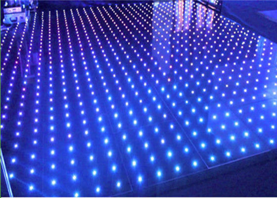 SMD3535 Full Color LED Dance Floor Panel 4.81mm Pixel IP65 Waterproof