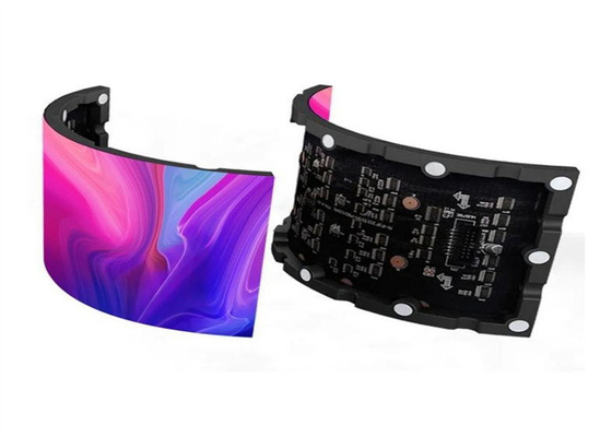P3.91 Curved Indoor Rental LED Display Screen High Resolution LED Video Wall