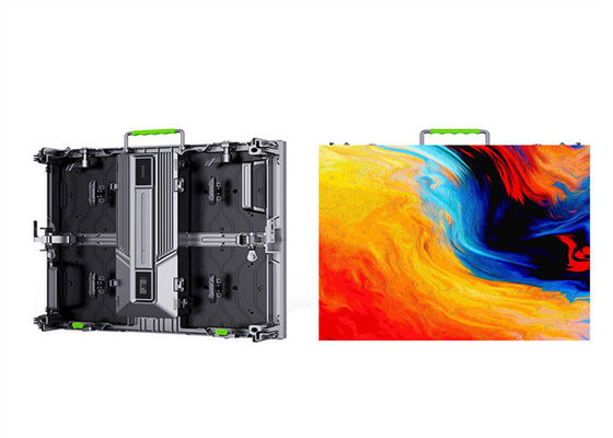 Indoor outdoor P4.81mm Full Color LED Video Wall Screen 500x1000mm Cabinet