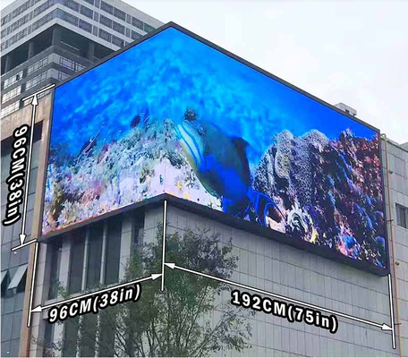 P6 Full Color Outdoor Advertising LED Die-Cast Aluminum Screen 3 Years Warranty