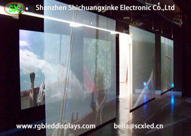 TL6.25mm transparent glass led display building advertising 70% high transparent rate