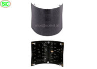 Soft 60Hz Full Color 10mm flexible led screen Panel with Meanwell , 1R1G1B