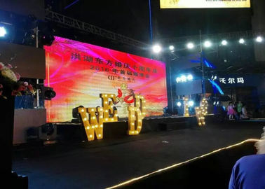 Die-Casting Aluminum Screen Customizable Full Color Outdoor LED P3.91 IP43 Advertising Screen SMD2121