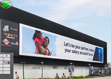 P10 High Resolution Advertising Full Color LED Screens IP65 Waterproof
