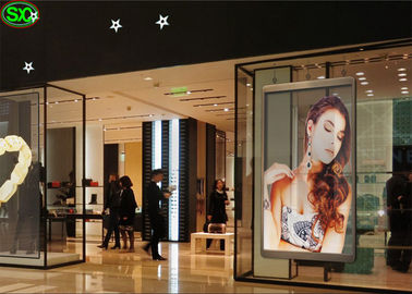 P3.91 Hanging Transparent  LED Screen ultra slim transparent video screen