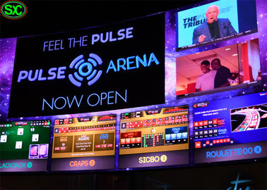 Fixed Full Color P5 Outdoor Waterproof LED Rental Signage 192mm * 192mm Module 3 Years Warranty