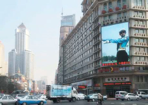 Outdoor Building Full Color P10 LED Billboard 10mm Pixel Pitch IP65 Waterproof