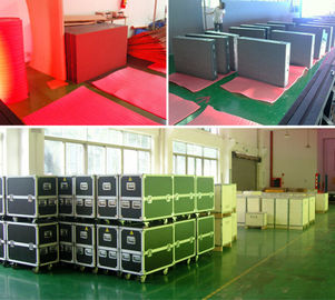 High definition advertisement Stadium LED Display Brightness 5500 , cabinet 1024*786 stadium led display screen