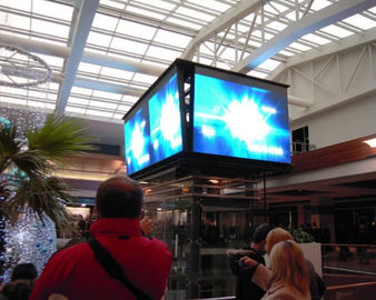 Indoor P1.86 Cube LED Display P5mm Indoor LED Billboard Mean Well Power Supply 3840Hz