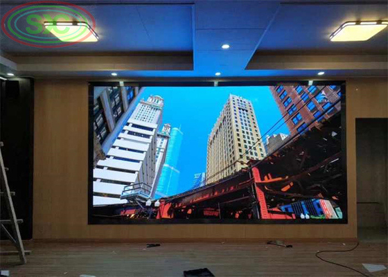 Excellent Indoor Rental LED Screen P3.91 background wall for commercial reception