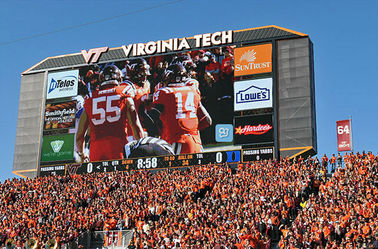 Outside Hire P2.5 Stadium LED Display / IP65 stadium perimeter led display scrolling led display
