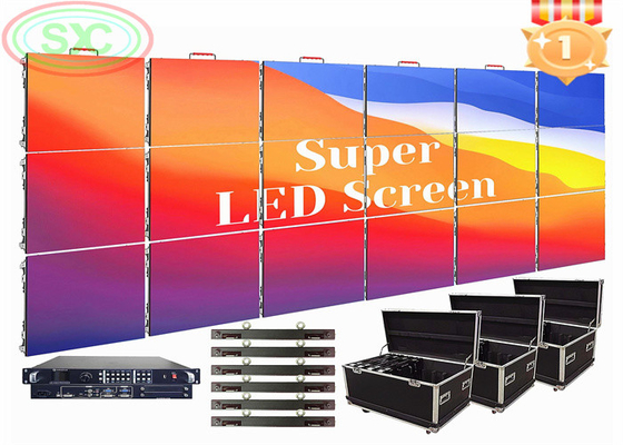 Stage rental LED Display, Indoor P3 With Die-Cast Aluminum Housing , 128 X 64 Dot Matrix