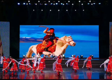 Customized P6 Indoor LED Stage Screen Rental / RGB LED Display Boards With Remote Controls