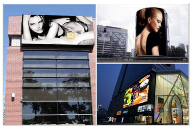 P10 Advertising LED Screens Density 10000 LSN control WIFI 3G hd led commercial advertising display screen