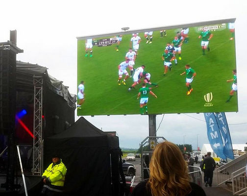 SMD1921 P3.91 outdoor led screen 3840HZ brightness 5500cd cabinets 500mm x 500mm outdoor full color led display