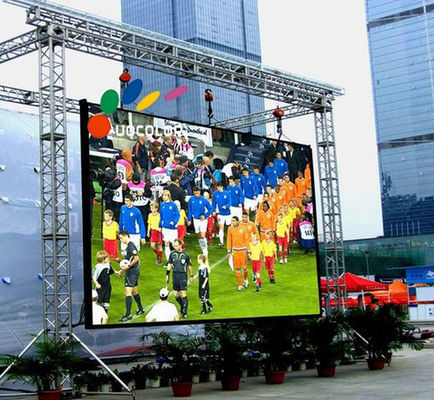 SMD1921 P3.91 outdoor led screen 3840HZ brightness 5500cd cabinets 500mm x 500mm outdoor full color led display