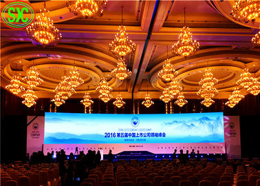 P4 Indoor Full Color LED Display / Red green blue led video panel 256mm*128mm