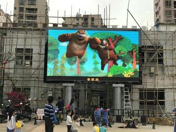 Die-Casting Aluminum Screen Rental/Fixed Screen High Brightness P10 Outdoor Advertising LED Display 960*960mm