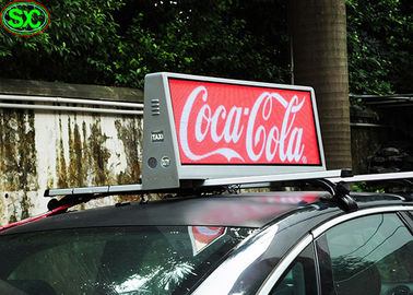 High Brightness In-Vehicle LED Information Display For Taxi , In-Vehicle LED Display Board 10mm Pitch DC5V