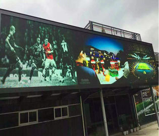 Die-Cast Aluminum Screen Billboard DIP P16 LED Information Display 1R1G1B 256x256mm Module Size