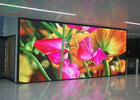Indoor outdoor P4.81mm Full Color LED Video Wall Screen 500x1000mm Cabinet
