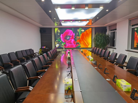 High Definition Indoor  p1.2，p1.5 Full Color LED Display Front Installation