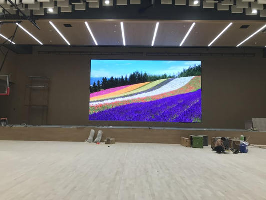 Indoor P2.5 640*640mm Advertising LED Wall Display Front  service ，1000nit brightness
