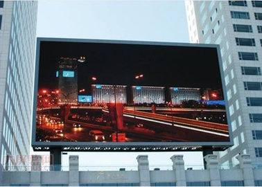 P10 Outdoor Full Color Advertising LED Billboard Novastar Control System Fixed Installation