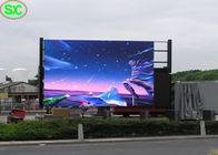 P10 Full Color LED Advertising Screen , Rgb Technology Led Display Outdoor High Refresh Rate