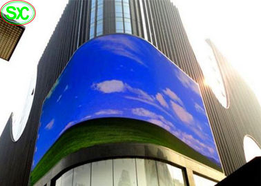 RGB Full Color P10mm TV Advertising Outdoor Video Curve LED Sign Display
