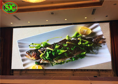 High Resolution P3 Full Color Advertising Led Screens Fixed Anti Corrosion Iron Cabinet