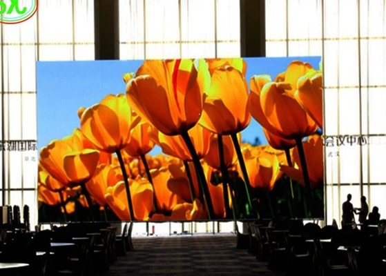 P2.6-P6.25 Stage Background LED Display Large Screen 65410 Pixel Density 	led stage curtain screen