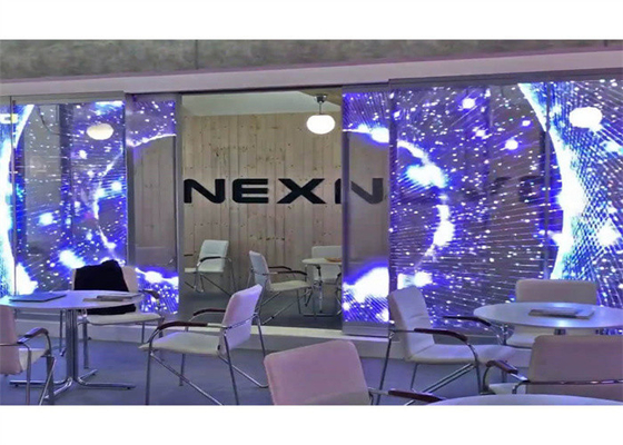 Hanging LED screens transparent LED display 1000*500MM adjustable brightness