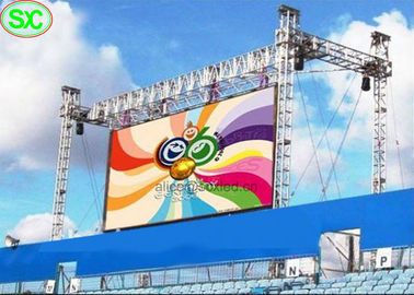 Wireless Programmable Full Color Led Screen For Advertising Outdoor , Great Waterproof