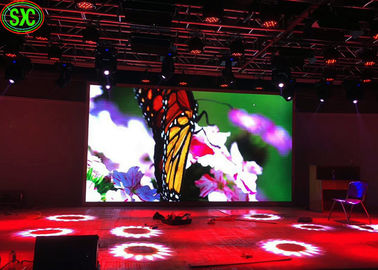 IP45 Stage LED Screens , SMD2121 P4 led flat video wall MBI5124 driver