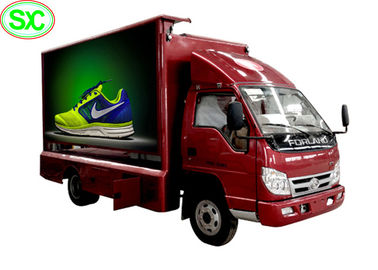 High Definition Mobile Truck LED Display Video , Advertising Truck Led Screen Billboard